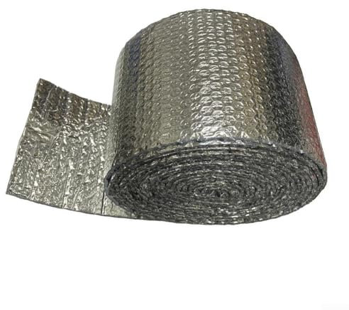 CWOQOCW Rouleau d'isolation à double bulle, isolation réfléchissante, panneaux réfléchissants pour isolation thermique du sol, du plafond, du toit
