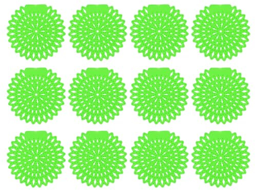 QUARKZMAN 20 Piezas Desodorante de Pantalla de Urinario, Pastillas de Urinario con Fragancia Anti-Salpicaduras Protección contra Olores para Inodoros y Baños, Verde