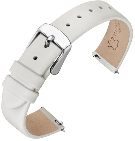 ANNEFIT Leder Uhrenarmbänder für Herren Damen, Schnellverschluss Ersatzarmband 12mm 13mm 14mm 16mm 18mm 20mm 22mm