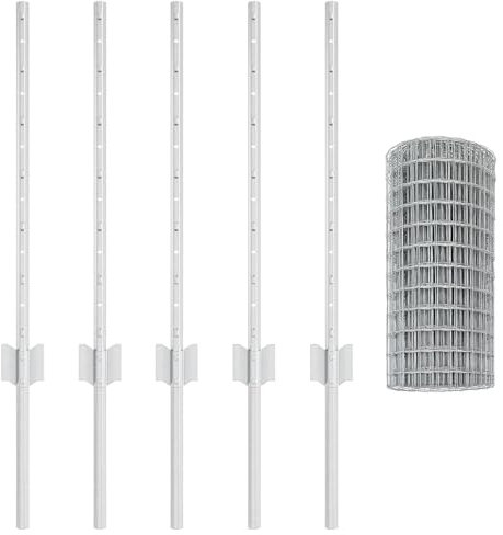 vidaXL Stängsel med stolpe Silver 0,6 x 10 m Stål, Justerbar utomhusavskiljare, modern trädgårdsgrind, hållbar avdelare, mångsidig privacypartition för bakgårdar
