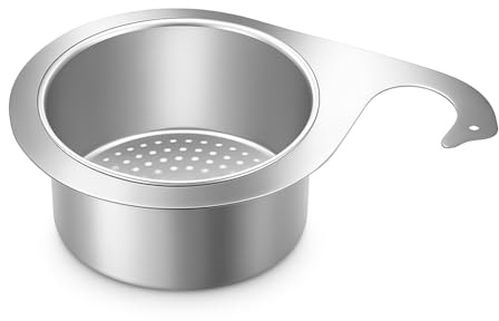 Colino per lavello, scolapasta in acciaio inox a forma di cigno per il lavello della cucina, cestino di scarico per lavelli da cucina