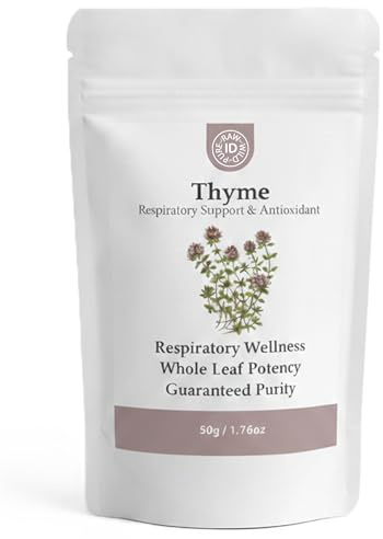Thyme 50g – Premium Loose Cut | Supports Respiratory Health, Helps Maintain Natural Immune Response & Rich in Antioxidants for Overall Wellness | 100% Pure, Raw & Wild-Harvested