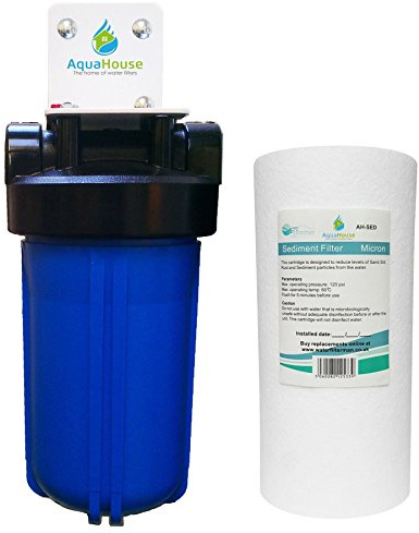 Système de pré-filtre adoucisseur d'eau AquaHouse, protection par filtre à sédiments de 5 microns pour tous les adoucisseurs d'eau domestiques