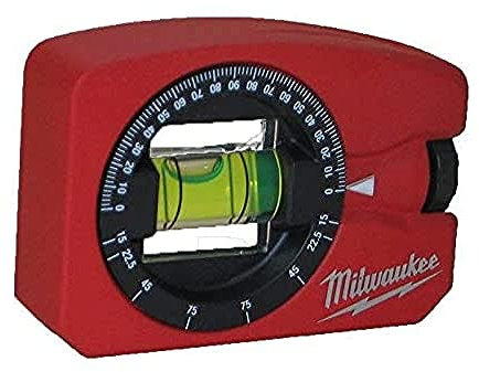 Milwaukee 4932459597 Livella ad Acqua Pocket 360° Magnetico, Red