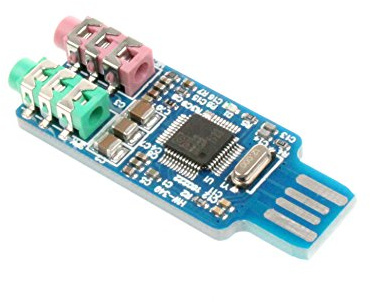 CM108 USB Sound Card Chip Drive-free Computer External Sound Card Module
