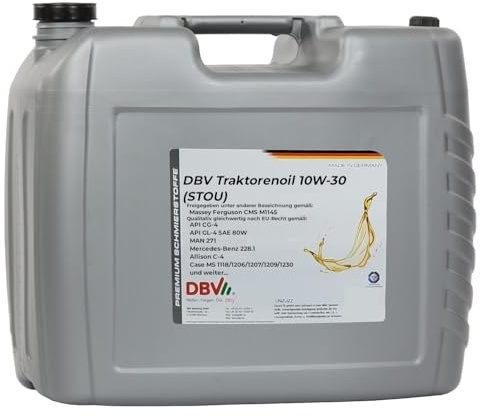 DBV-Traktorenöl SAE 10W/30 (STOU) 20-Liter-Kanister