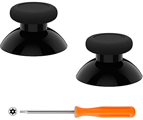 eXtremeRate Thumbsticks für Xbox Series X/S Controller,für Xbox One Standard/X/S/Elite 1,Analog Stick Joystick Joy-Sticks Analogsticks Aufsätze Zubehör-Schwarz