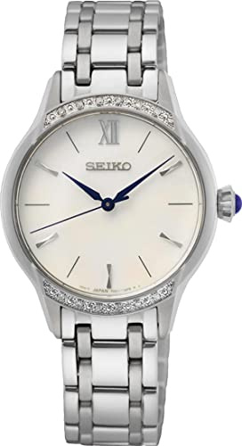 Seiko Damen-Uhr Quarz Edelstahl mit Edelstahlband SRZ543P1