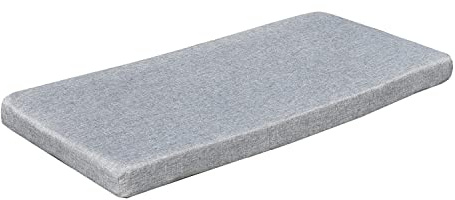 itenge 60x14 Inch Bay Window Seat Cushions Indoor Furniture Non Slip Washable Kitchen Dining Bench Cushion with Zipper, Light Grey