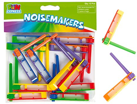 Bright Noisemakers - 72 Pieces