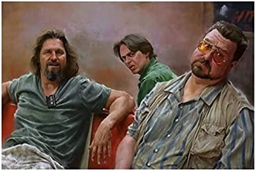 Poster The Big Lebowski Vintage-Filmplakat, Wandkunst, Bilder, Leinwand, Malerei, Poster Und Drucke, Heimdekoration 50X70Cm Kein Rahmen