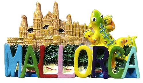 Kühlschrankmagnet, Motiv: Mallorca Spanien, Reise-Souvenir, Kühlschrankdekoration, 3D-Magnetaufkleber, Bastel-Kollektion