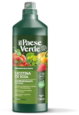 Lecitina di Soia Il Paese Verde, 1L | Potenzia le autodifese della pianta, migliora la qualità dei frutti - Prodotto 100% naturale