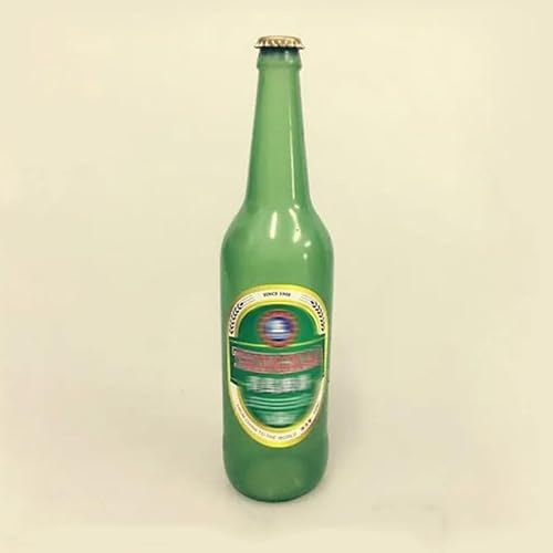 Rebetomo Verschwindende Bierflaschen (Grün) Zaubertricks Weinflasche verschwinden in Papiertüte Magier Magier Bühne Illusionen Gimmick Requisiten Mentalismus