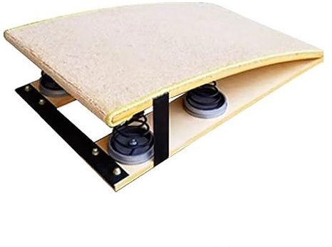 Gymnastik-Sprungbrett für Kinder, gebogenes Gymnastik-Sprungbrett aus Hartholz, Sprungbretter Gymnastik mit Anti-Rutsch-Filz für Wushu-Training Taekwondo Flip, Verbesserung der Sprungfähigkeiten (Bei