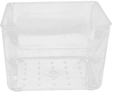 KOMBIUDA Notizblockhalter Aus Kunststoff Organizer Für Memos Notizblock-verpackungshalter Praktische Bürobedarfslösung Kleine Notizblockbox Für Schreibtische