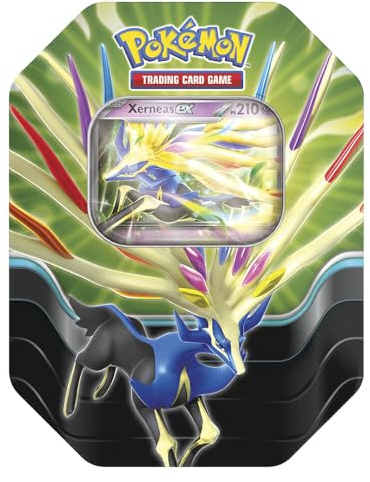 Bandai - Juego de Cartas Pokémon TCG: Spring EX Tin - PC10144 Multicolor - Coleccionable para los Amantes del Anime Pokémon - Versión en Español