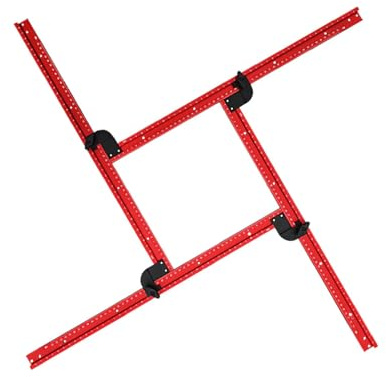 Guía De Enrutador Cuadrado Ajustable Para Fresadora Ajustable | Guía De Modelos De Fresadora Cuadrada, Máscara De Procesamiento De Madera | Máscara De Fresadora Variable, Herramientas De Carpinteria