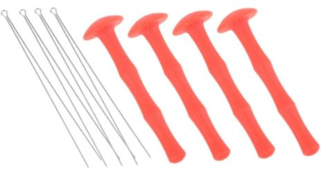 BESPORTBLE 4sätze Hand Finger Schutz Für Bogenschießen Ergonomisches Design Tragbar Und Verschleißfest Für Recurve-bogenschützen Rote Fingerprotektoren