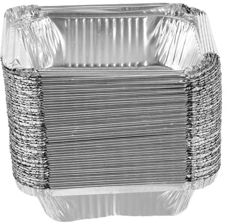 Alipis 100pièces Moules à Pain Aluminium Jetables Ustensiles de Cuisine Barquettes Aluminium