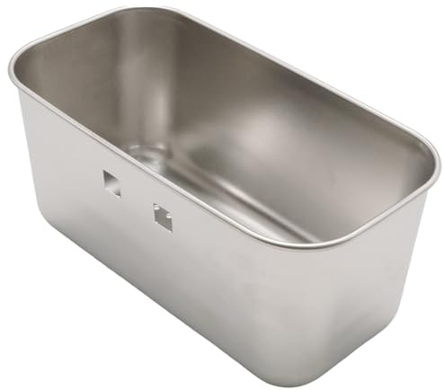 Hoypeyfiy ​​Spülbecken-Sieb aus Edelstahl, Abtropfkorb für die Küche - Doppelter Ablaufschutz, Verhindert Verstopfungen, Ideal zum Waschen von Obst, Gemüse und für Teeutensilien (Silber)​