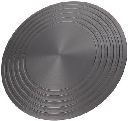 Uonlytech Adaptateur pour Plaque à Induction en Aluminium 4mm Poignée, Diffuseur de Chaleur pour Cuisinière à Gaz, Plateau de Décongélation Rapide Cuisine Domestique