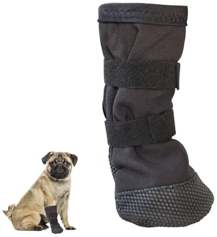Botas para Perro Zapatos para Perros Botas de curación de heridas para Perros Ajustable Protector de Pata Antideslizante para Perros para Heridas Quirúrgicas