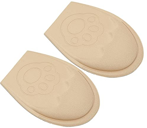 Cryfokt Coussinets D'avant-pied Doux et Respirant, Insert de Rembourrage Antidérapant pour Soulager la Pression de L'avant-pied pour Femmes, Taille Universelle (peut être coupé) (couleur de peau)