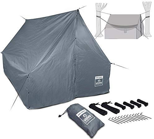 Advanced Hammock Rain Fly | 280 Centimeter Multipurpose Rain Fly For Hammocks | Provides Protection From The Elements | Large Lightweight Waterproof Tarp Works With Any Camping Hammock