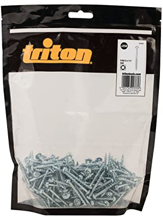 Triton Zinc Pocket-Hole Screws Washer Head Coarse P/HC 8 x 1-1/4 250pk (364986)
