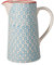 Bloomingville Pot à Eau Emma - Couleur ø 13,5 H 22,5 cm, Bleu, Céramique, Capacité 2000 ML