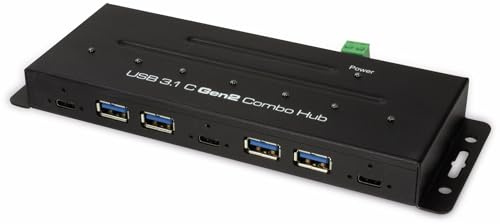 LogiLink UA0319 - USB 3.2 Gen 2 (3.1 Gen 2) Type-C - USB 3.2 Gen 1 (3.1 Gen 1) Type-A USB 3.1 (3.1 Gen 2) Type-C - 10000 Mbit/s - Black - 0.6 m - 66 mm