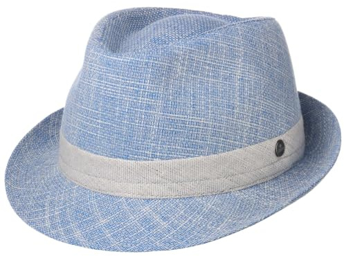 LIERYS Delamon Cappello Trilby in Tessuto Prodotto in Italia Unisex Primavera Estate