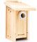 WHITEHORSE Premium Cedar Bird House - Weatherproof Design - A Nest Box Built to Certification Specs - Enjoy Bird Watching While Supporting Birds
