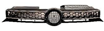 DM Autoteile 362596 Kühlergrill Kühlergitter Grill kompatibel für VW Golf 6 VI 5K1 Baujahr 2009-2012