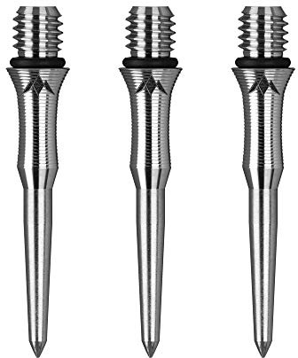 Mission Darts Titan-Umwandlungspunkte Titan Edge Ti Shark wandelt weiche Spitze in Stahl um, mehrere Längen und Farben