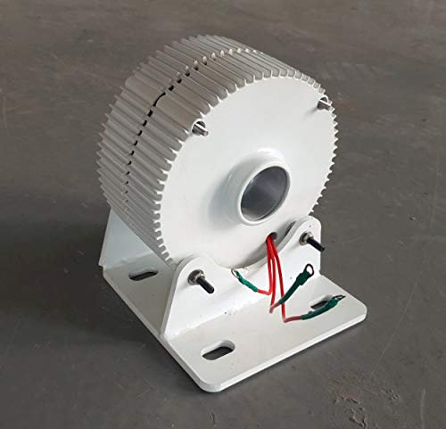 Permanent-Magnetgenerator für Heimwerker, 400 W, 12 V, 24 V, 48 V, für Wasser-/Windturbine, 3 Phasenstromgenerator, Lichtmaschinen-Motor (12 V ohne Sockel)