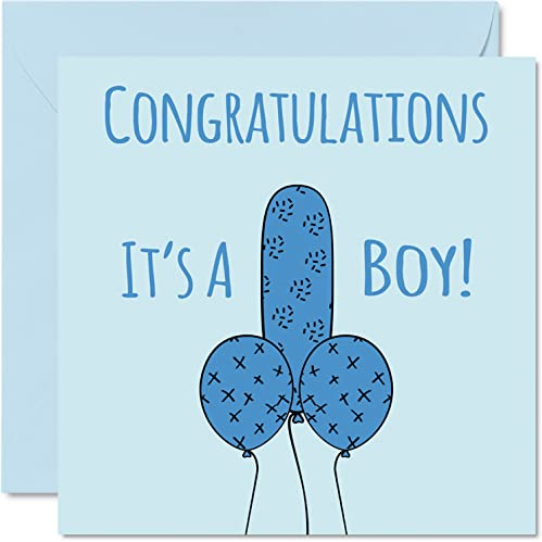 Glückwunschkarte für Jungen mit Aufschrift Congratulations It's a Boy