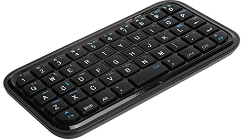 Dioche Clavier Bluetooth pour téléphone, Noir Mini Clavier Bluetooth Clavier Bluetooth avec Batterie au Lithium Rechargeable, pour Tablette Phone4/IOS 1/2/AIR/Android