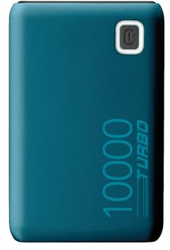 Cellularline - ESSENCE TURBO 10000 - Caricabatterie Portatile 10000mAh Power Delivery 20W - Fast Charging - Soft Touch Finishing - Verde