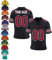 Herren-Sporthemden Personalisiert American-Football-Trikot, Personalisierte Schnelltrocknend Atmungsaktiv T-Shirt kurzärmelig für Damen Kinder, S ~ 7XL