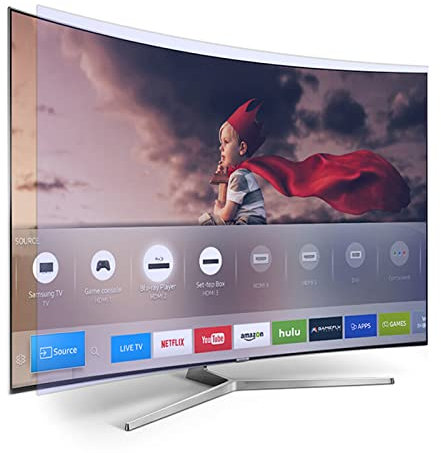 Displayschutzfolie, lindert Ermüdung der Augen, hohe Lichtdurchlässigkeit, geeignet für 32-75 Zoll gebogene und flache Monitore (40 Zoll 875 x 483 mm)