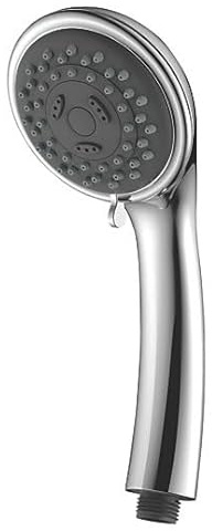 HANDSET Chrome 92MM X 240MM, ABS Plastic Construction, Rub-Clean Shower Head, 3-Spray Patterns, Suitable for High & Low Pressure Systems, 1 in Pack