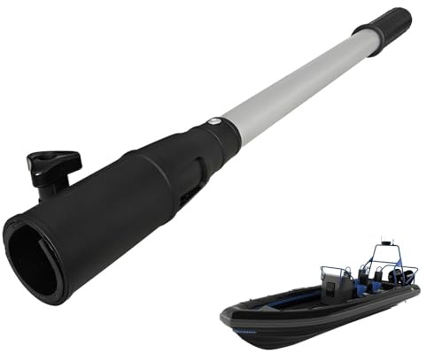 Outboard Motor Tiller Extension Handle | Metal Tiller Handle Telescopic Trolling Motor Extension Handle | Adjustable Outboard Extension Handle Telescopic Trolling Motor Accessories