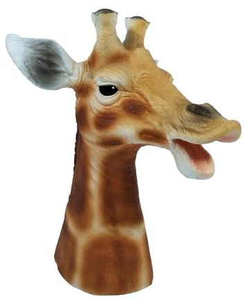 Wild Thingz Hand Puppet - Giraffe, Yellow