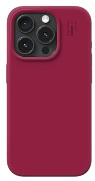 IDEAL OF SWEDEN Silicone iPhone 15 Pro Hülle MagSafe – Preiselbeere Design, Dünnes & Leichtes Case, Stoßfest & Stylisch Und Langlebig Für Optimalen Schutz Im Alltag