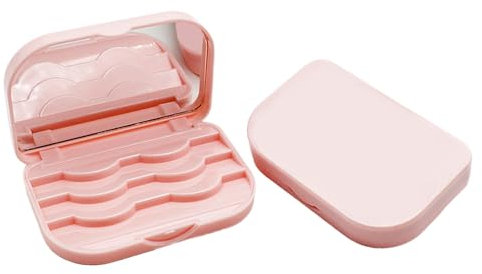 2 Stück Kasten Box für Falsche Wimpern, Reise-Aufbewahrungsbehälter Wimpern, Wimpernhalter-Organizer, Leicht Und Einfach Zu Tragen, für Effektive Lagerung Und Schutz Von Falschen Wimpern