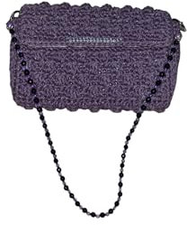 Generico Pochette Uncinetto, Donna, Cordino, Fatto a mano, Viola