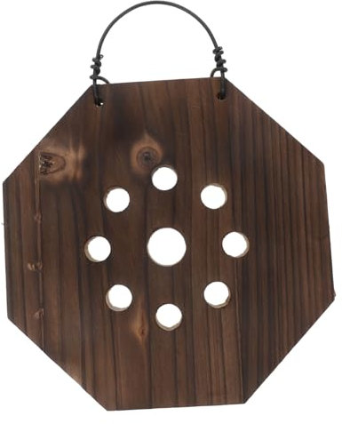 NULYLU Fern Mounting Board Legno Carbonizzato Per Piante Verticali Pianificazione Per Succulente Facile Installazione Per Indoor e Pareti Verdi