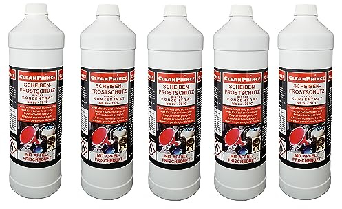 5 Liter Scheibenfrostschutz Konzentrat Winter bis -70 Grad | Auto Scheibenwasser Winter Frostschutz Scheibenklar Scheibenreiniger